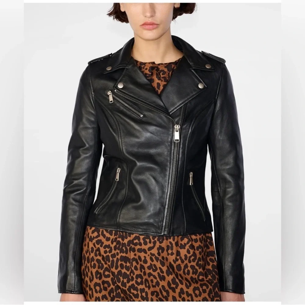 Wilsons Leather Sleek Black Jacket - Picture 4 of 16